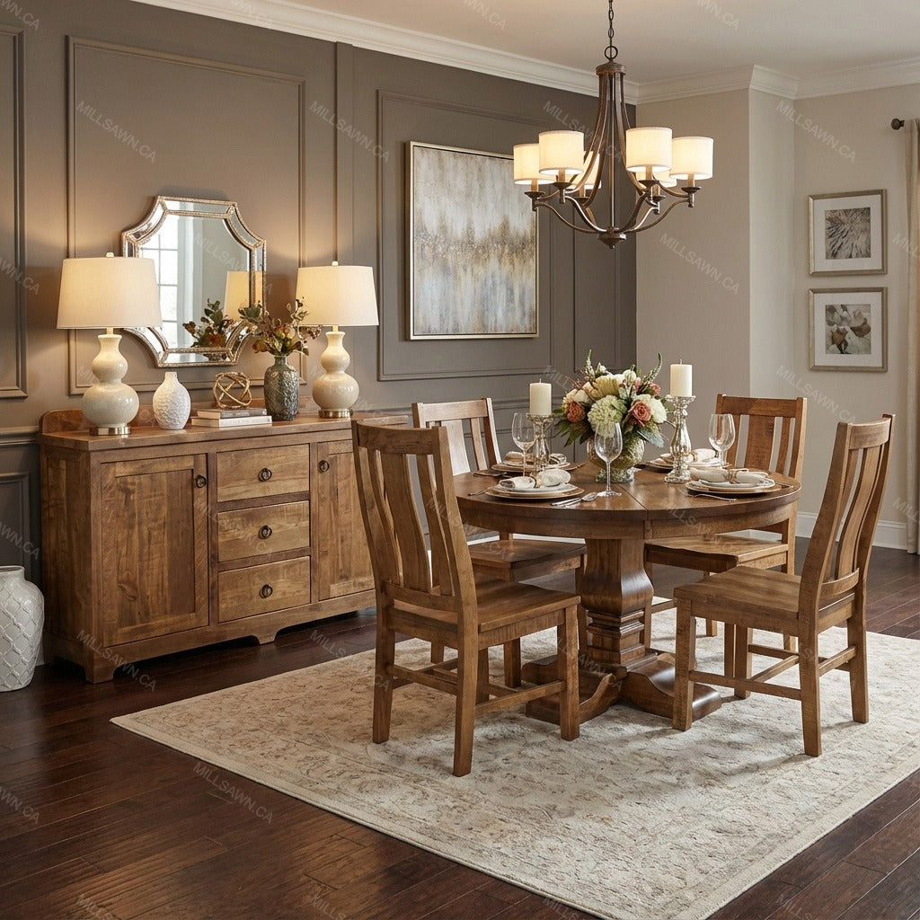 Heritage Round Single Pedestal Dining Collection